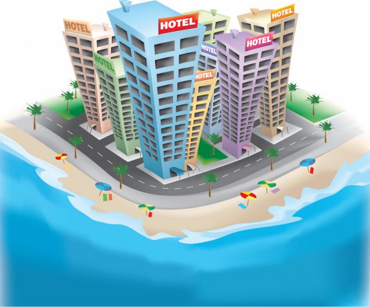 free vector Free Vector Graphic  3D Hotel